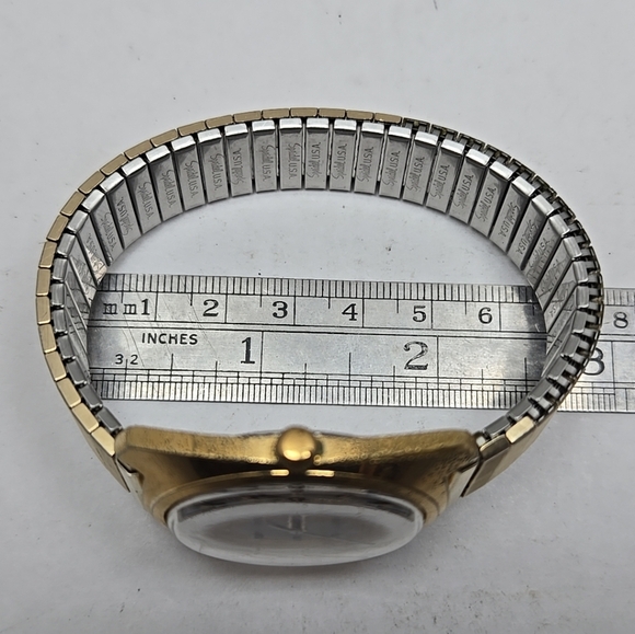 Mens Vintage 70’s Timex Dynabeat Electric Watch Gold Tone New Battery - Picture 9 of 12